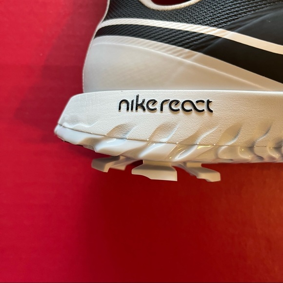 NEW! Nike React Infinity Golf Shoes Black White Comfort CT6620-004 Sz 9 - Picture 3 of 5